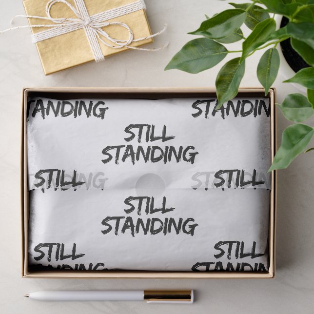 Still Standing | Cancer Care Package Gift  Tissue Paper (Gift)