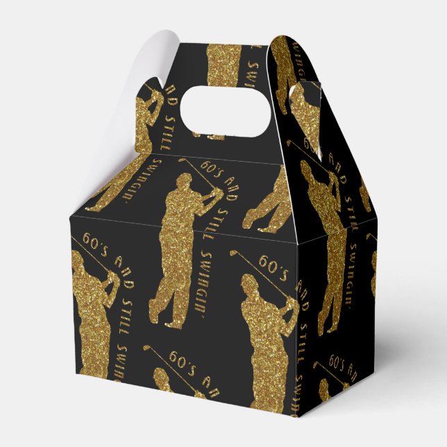 Still Swingin' Golfers 60 To 69 Favour Box (Front Side)