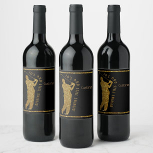 Still Swingin' Golfers 70 To 79 Wine Label