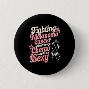 Still this support ribbon skin cancer awareness  6 cm round badge