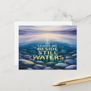 Still Waters Christian Postcard