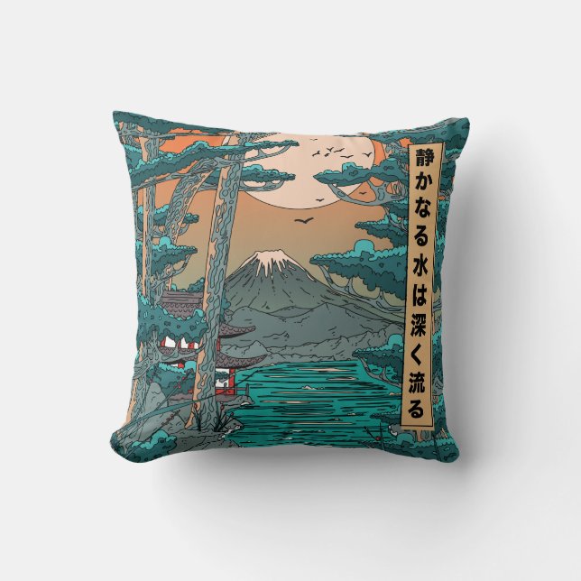 Still waters run deep. cushion (Front)