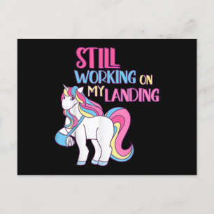 Still Working On My Landing Injury Broken Arm Cute Postcard