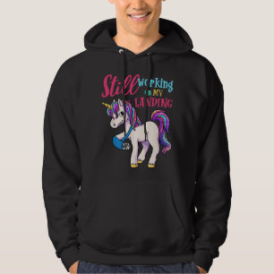 Still Working On My Landing Injury Broken Arm Funn Hoodie