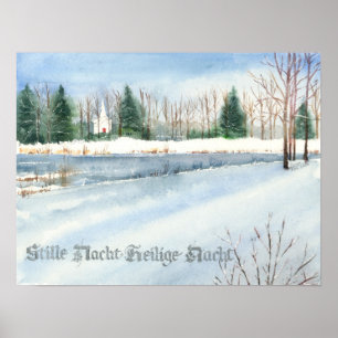 Stille Nacht Heilige Nacht Print