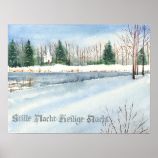 Stille Nacht Heilige Nacht Print