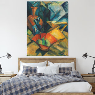 Stillleben mit Krug Canvas Print