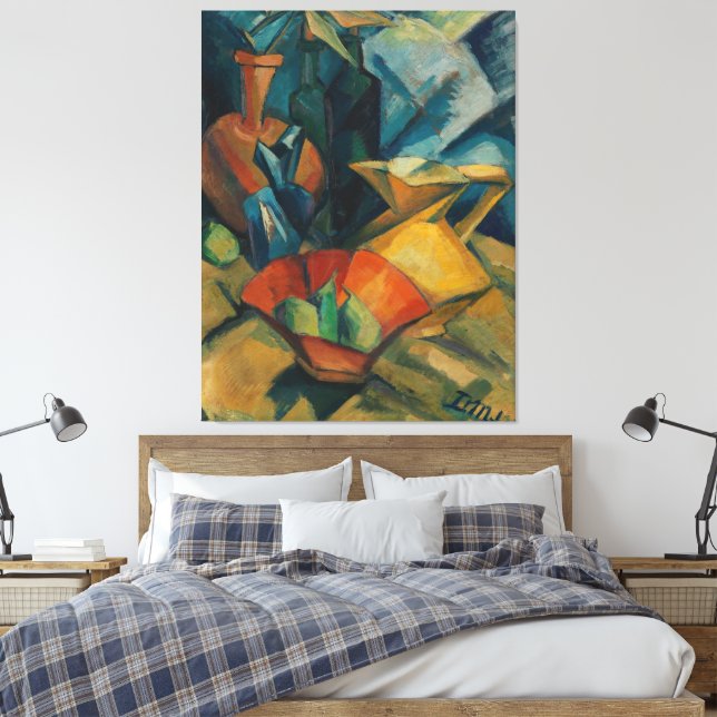 Stillleben mit Krug Canvas Print (Insitu(Bedroom))