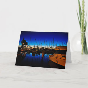 Stillness at sunset card
