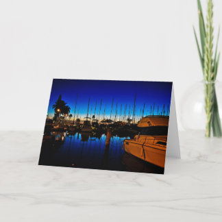 Stillness at sunset card