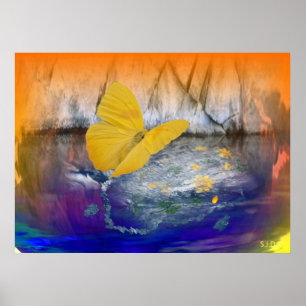 STILLNESS OF BUTTERFLY WINGS POSTER