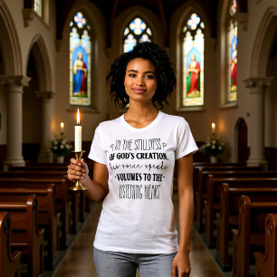 Stillness of God's Creation Listening Heart Tee