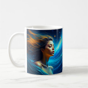 Stillness Speaks Meditation Celestial Art Coffee Mug