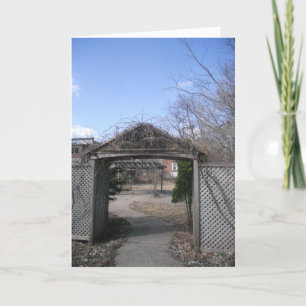 "Stillwater House Garden" Birthday Card