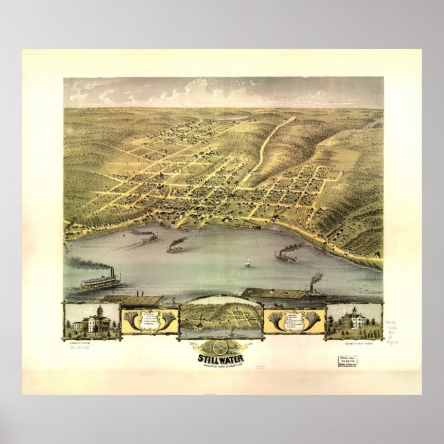 Stillwater, Minnesota (1870) Poster (Front)