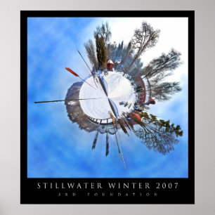 Stillwater Winter Polar Panoramic Poster