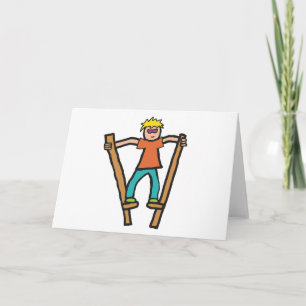 Stilt Walking Card