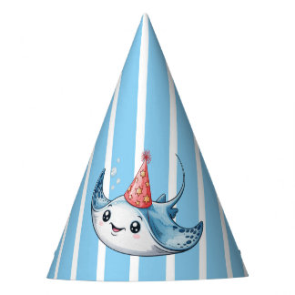 Stingray Birthday Party Hat