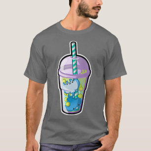 Stingray Bubble Tea Adorable Kawaii Animal Cute Bo T-Shirt