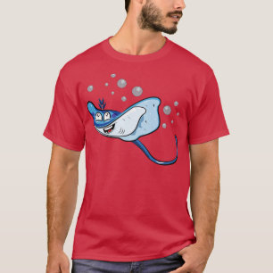 Stingray Illustration T-Shirt