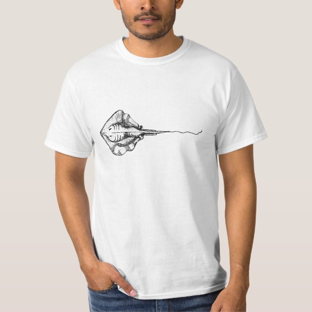 Stingray Illustration T-Shirt (Front)