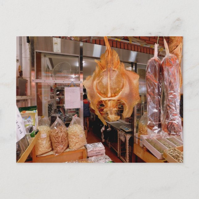 Stingray in the Market Postcard (Front)