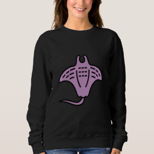 Stingray Manta Ray Retro Vintage Ocean Water Anima Sweatshirt