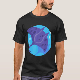 Stingray Manta Ray Retro Vintage Ocean Water Anima T-Shirt