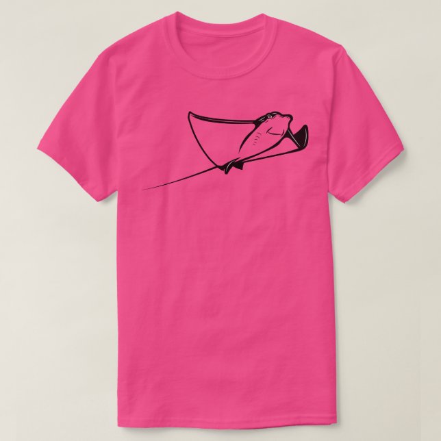 Stingray Outline T-Shirt (Design Front)