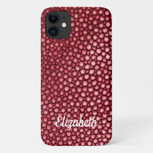 Stingray Red Personalised Case-Mate iPhone Case