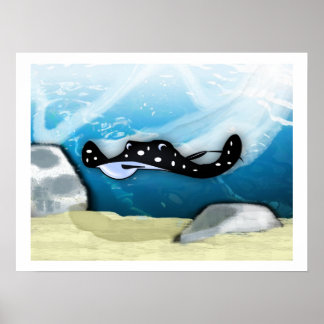Stingray Swoop Print
