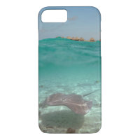 Stingray underwater in Bora Bora iPhone 7 case