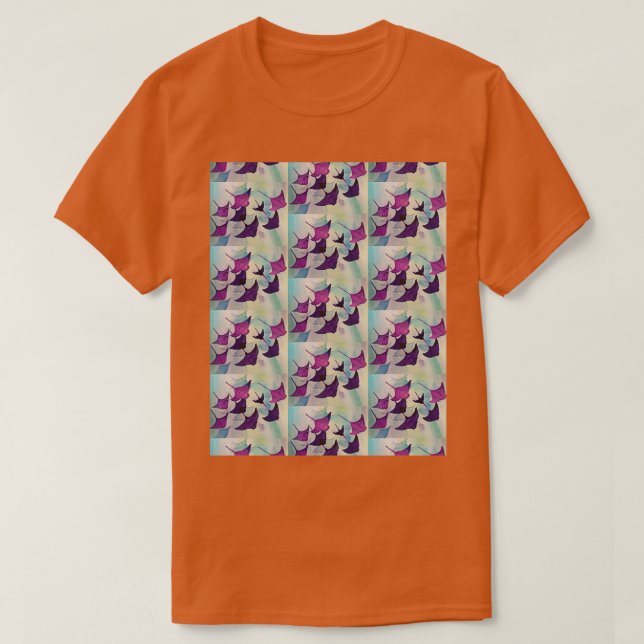 Stingray Water Colour Graphic T-Shirt (Design Front)
