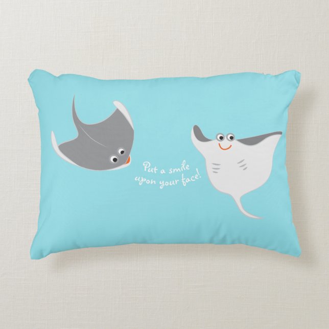 Stingrays Decorative Cushion (Front)