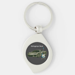 Stingrays Rock Key Ring
