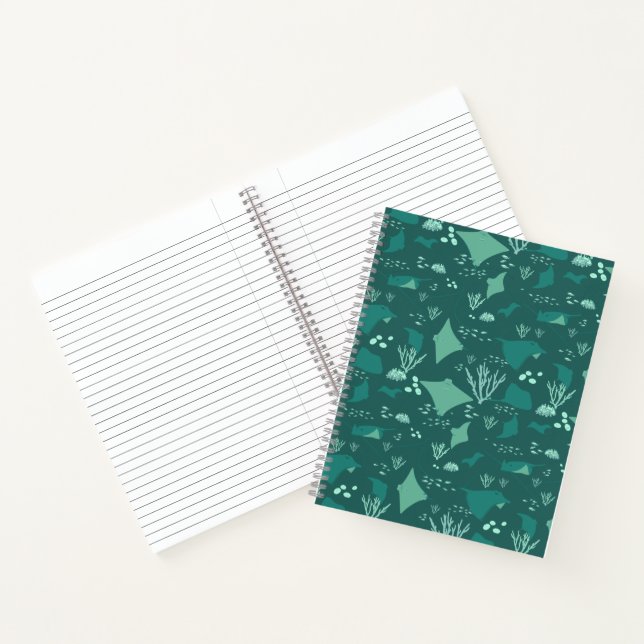 Stingrays Underwater Reef Design Notebook (Inside)