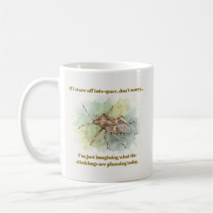 Stink bug Gifts Funny Brown Marmorated Stinkbug  Coffee Mug