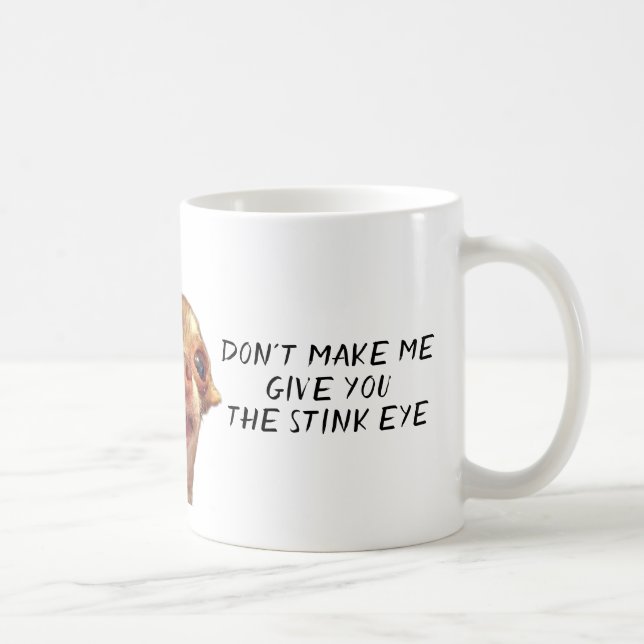 "Stink Eye" Bambi Coffee Mug (Right)