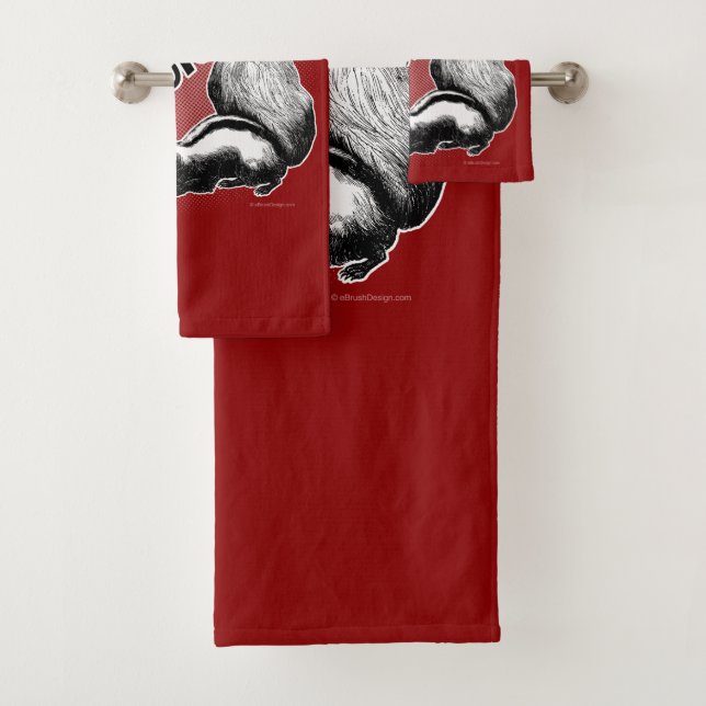 Stink Responsibly Bath Towel Set (Insitu)