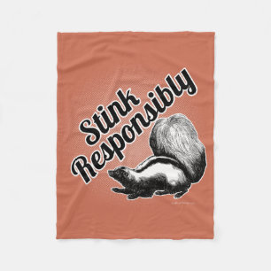 Stink Responsibly Fleece Blanket