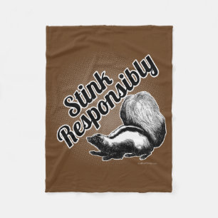 Stink Responsibly Fleece Blanket