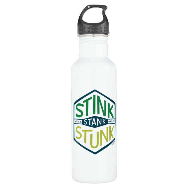 Stink Stank Stunk Badge 710 Ml Water Bottle (Front)