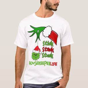 Stink Stank Stunk Funny Christmas T-Shirt