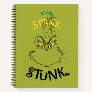 Stink Stank Stunk Mister Grinch Notebook