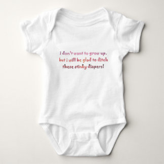 Stinky Diapers Potty Humour Baby Bodysuit