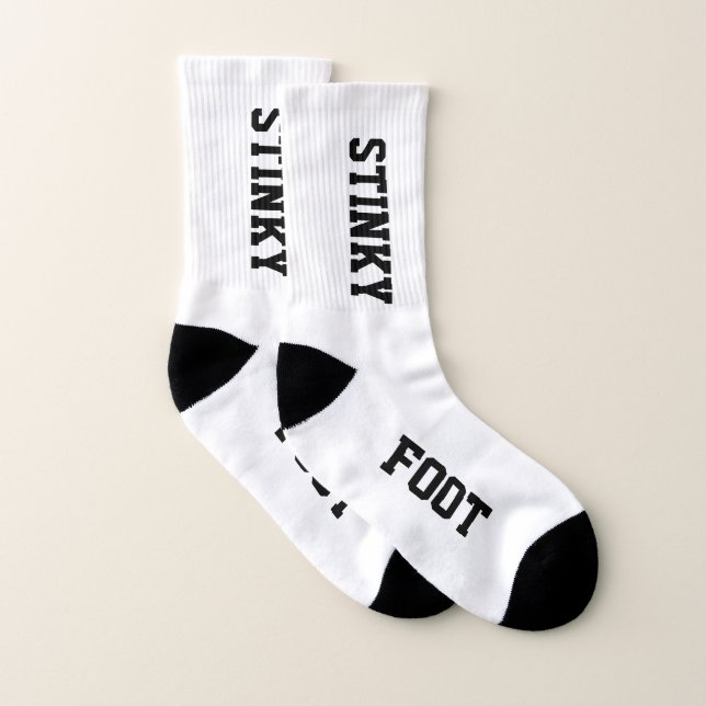 Stinky Foot Funny Novelty Socks (Pair)