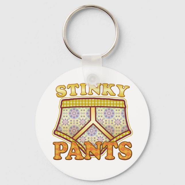 Stinky Pants Key Ring (Front)