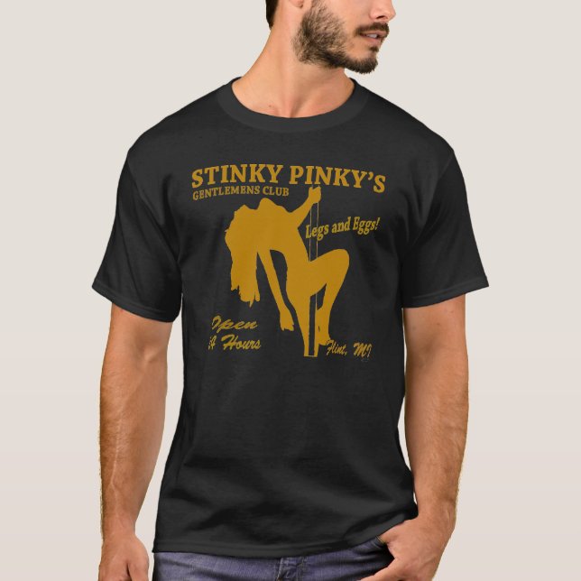 Stinky Pinky's blck T-Shirt (Front)