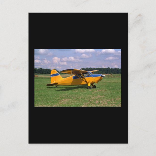 Stinson, 10, 1940, Port Bucyrus_Classic Aviation Postcard (Front)