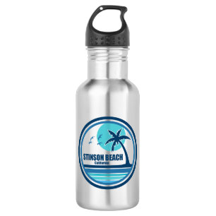 Stinson Beach California Palm Tree Birds 532 Ml Water Bottle